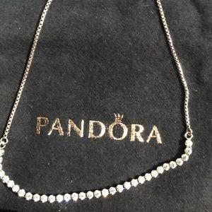 Authentic PANDORA Sparkling Strand Bracelet